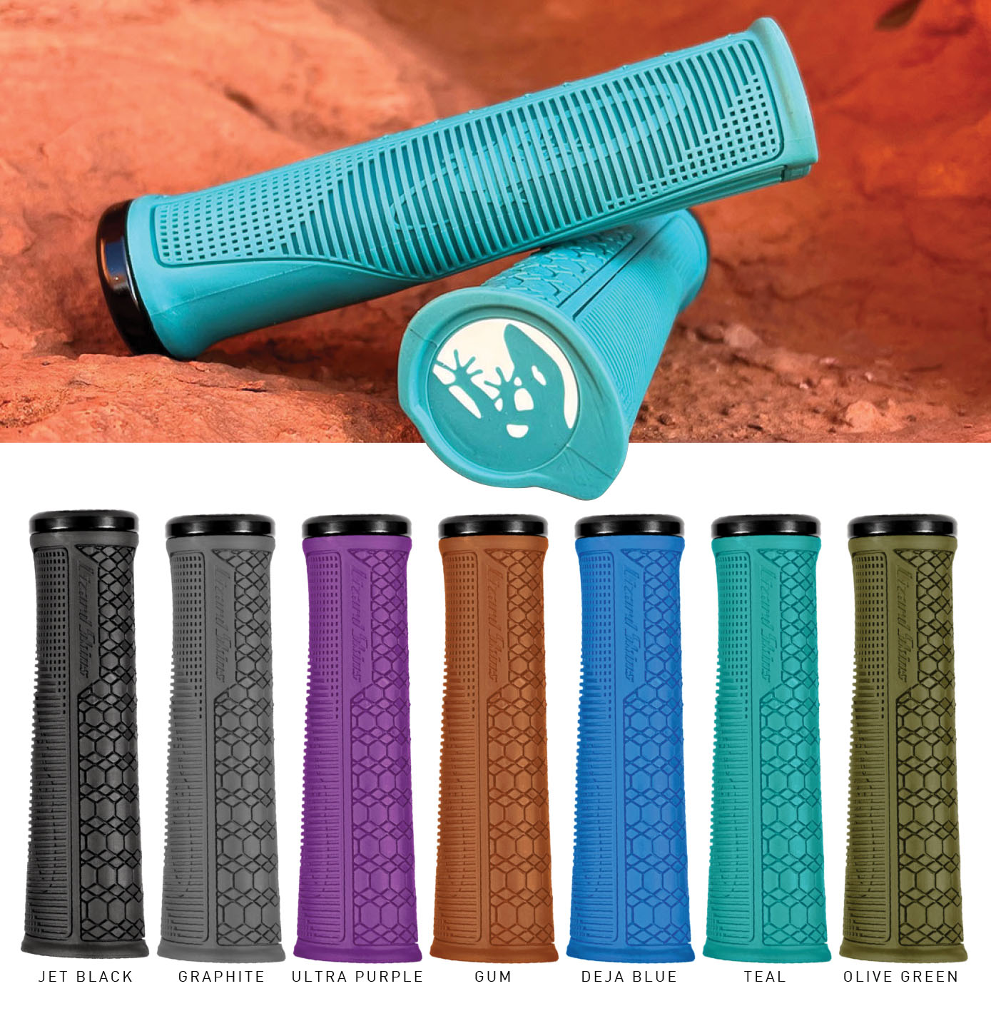 Turquoise mountain bike clearance grips